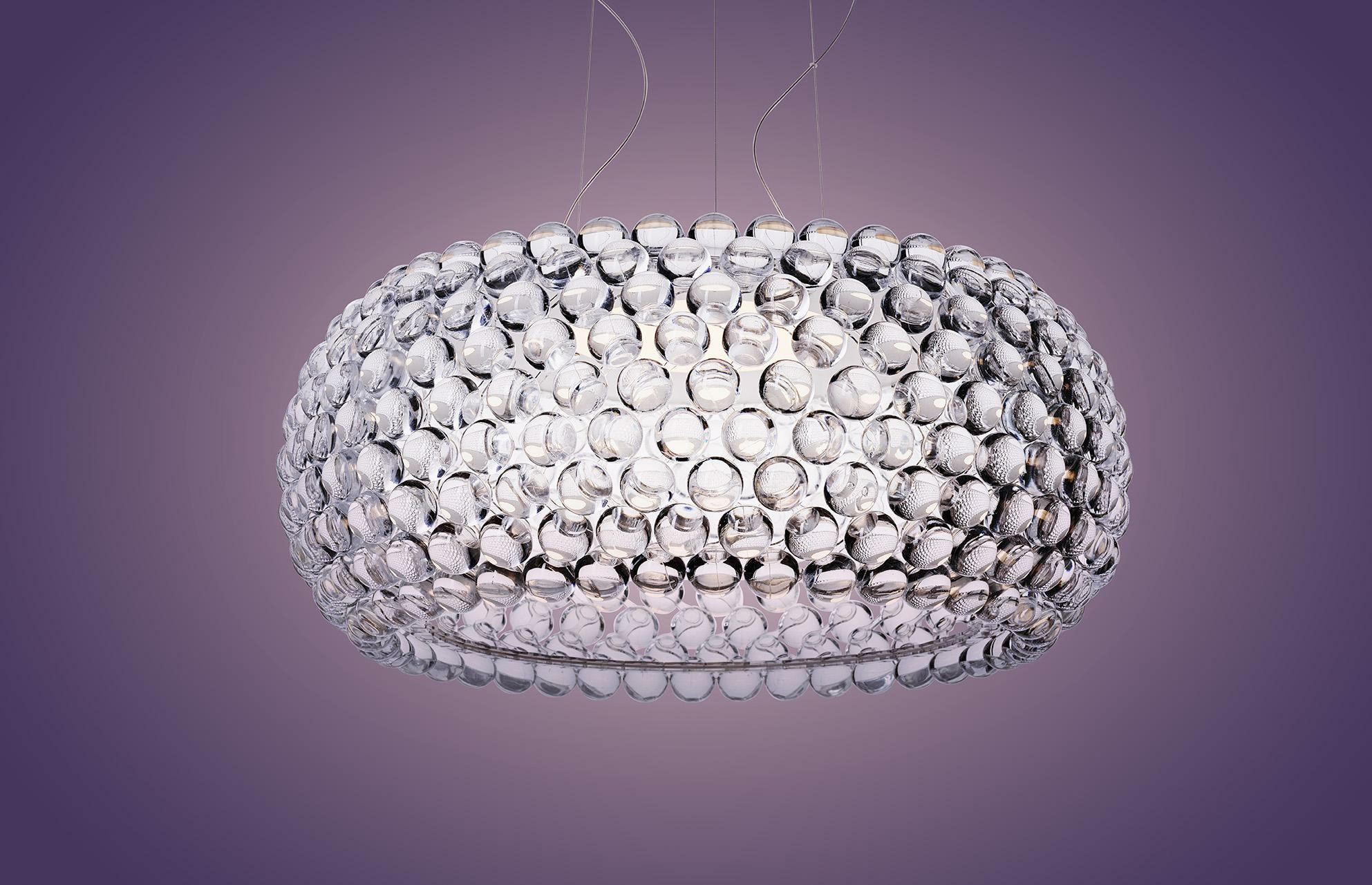 designwebstore | Foscarini Pendelleuchte Caboche transparent Grande LED dimmbar nicht | Plus